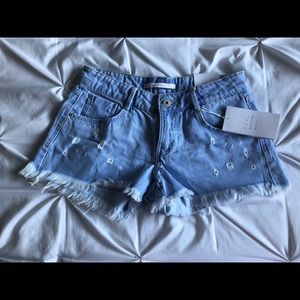 Brand new ZARA denim shorts